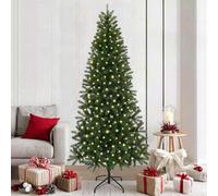 Vidaxl Artificial Christmas Tree With 300 Leds Green 210 Cm Pe And Pvc