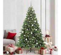 Vidaxl Artificial Christmas Tree With 300 Leds Green 210 Cm Pe And Pvc