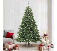 Vidaxl Artificial Christmas Tree With 300 Leds Green 210 Cm Pe And Pvc