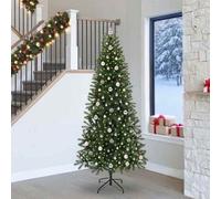 Vidaxl Artificial Christmas Tree With 300 Leds Green 240 Cm Pe And Pvc