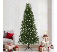 Vidaxl Artificial Christmas Tree With 300 Leds Green 240 Cm Pe And Pvc