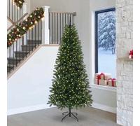 Vidaxl Artificial Christmas Tree With 300 Leds Green 240 Cm Pe And Pvc