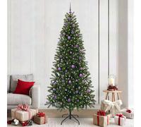Vidaxl Artificial Christmas Tree With 300 Leds Green 240 Cm Pe And Pvc