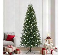 Vidaxl Artificial Christmas Tree With 300 Leds Green 240 Cm Pe And Pvc