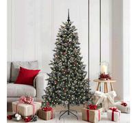 Vidaxl Artificial Christmas Tree With 300 Leds With Stand Green 180 Cm