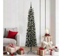 Vidaxl Artificial Christmas Tree With 300 Leds With Stand Green 180 Cm