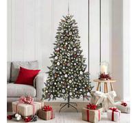 Vidaxl Artificial Christmas Tree With 300 Leds With Stand Green 180 Cm
