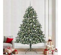 Vidaxl Artificial Christmas Tree With 300 Leds With Stand Green 240 Cm