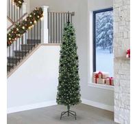 Vidaxl Artificial Christmas Tree With 300 Leds With Stand Green 240 Cm