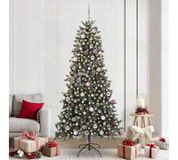 Vidaxl Artificial Christmas Tree With 300 Leds With Stand Green 240 Cm