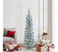 Vidaxl Artificial Christmas Tree With 300 Leds With Stand White 180 Cm