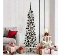 Vidaxl Artificial Christmas Tree With 300 Leds With Stand White 180 Cm
