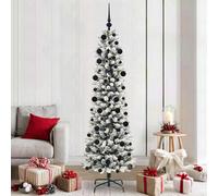 Vidaxl Artificial Christmas Tree With 300 Leds With Stand White 210 Cm