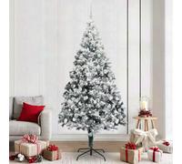 Vidaxl Artificial Christmas Tree With 300 Leds With Stand White 240 Cm