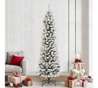 Vidaxl Artificial Christmas Tree With 300 Leds With Stand White 240 Cm