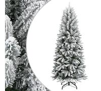 vidaXL Artificial Christmas Tree with Flocked Snow 150 cm PVC&PE