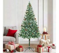 Vidaxl Artificial Christmas Tree With Stand Green 180 Cm Pvc And Steel