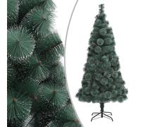 vidaXL Artificial Christmas Tree with Stand Green 210 cm PET