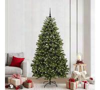 Vidaxl Artificial Christmas Tree With Stand Green 210 Cm Pvc And Metal