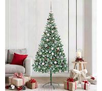 Vidaxl Artificial Christmas Tree With Stand Green 210 Cm Pvc And Steel