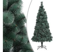 vidaXL Artificial Christmas Tree with Stand Green PET Xmas Holiday Decoration