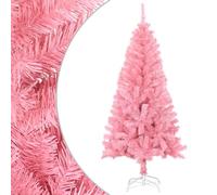 vidaXL Artificial Christmas Tree with Stand Home Holiday Wedding Party Xmas Decoration Tips Branches Tree Display Fake Plant Pink 150cm PVC