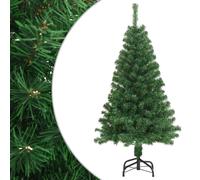vidaXL Artificial Christmas Tree with Thick Branches Green 120 cm PVC Holiday