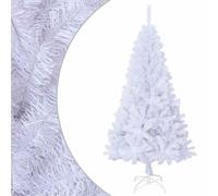 Vidaxl Artificial Christmas Tree With Thick Branches White 120 Cm Pvc, White