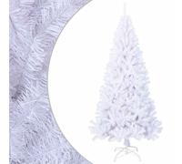 vidaXL Artificial Christmas Tree with Thick Branches White 180 cm PVC