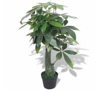vidaXL Artificial Fortune Tree Plant with Pot 85cm Green Realistic Fake Home