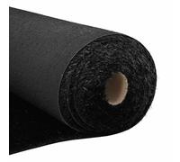 vidaXL Artificial Grass Black 15 x 1 m Polypropylene