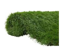 vidaXL Artificial Grass PP & PE Garden Rectangular Weather Resistant UV Resistant Rolling Outdoor Balcony Rug Heavy Duty Fast Drainage Easy Care