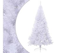 Vidaxl Artificial Half Christmas Tree With Stand White 180 Cm Pvc