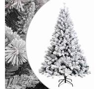 vidaXL Artificial Hinged Christmas Tree 150 cm PVC and Metal
