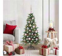 Vidaxl Artificial Hinged Christmas Tree Green 120 Cm Pe And Pvc