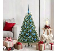 Vidaxl Artificial Hinged Christmas Tree Green 120 Cm Pvc And Metal