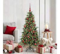 Vidaxl Artificial Hinged Christmas Tree Green 150 Cm Pe And Pvc