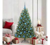 Vidaxl Artificial Hinged Christmas Tree Green 150 Cm Pvc And Metal