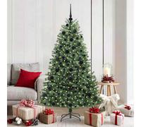 Vidaxl Artificial Hinged Christmas Tree Green 180 Cm Pvc And Metal