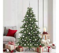 Vidaxl Artificial Hinged Christmas Tree Green 180 Cm Pvc And Steel