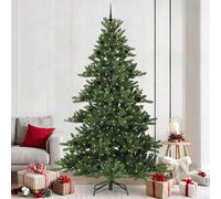 Vidaxl Artificial Hinged Christmas Tree Green 240 Cm Pvc And Steel