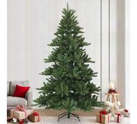 Vidaxl Artificial Hinged Christmas Tree Green 240 Cm Pvc, Steel