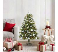 Vidaxl Artificial Hinged Christmas Tree With Cones Green 120 Cm