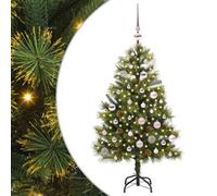 Vidaxl Artificial Hinged Christmas Tree With Cones Green 150 Cm