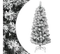Vidaxl Artificial Hinged Christmas Tree With Flocked Snow 120 Cm