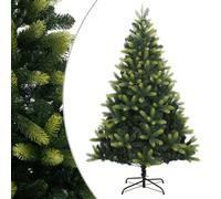 vidaXL Artificial Hinged Christmas Tree with Stand 150 cm