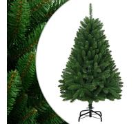vidaXL Artificial Hinged Christmas Tree with Stand Green 120 cm