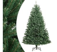 Vidaxl Artificial Hinged Christmas Tree With Stand Green 150 Cm, Green