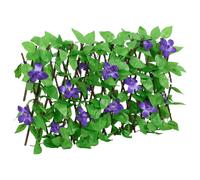 vidaXL Artificial Ivy Trellis Expandable Privacy Fence Screen Green 180x20 cm