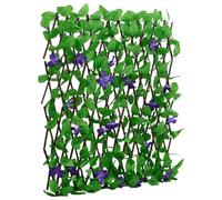 vidaXL Artificial Ivy Trellis Expandable Privacy Fence Screen Green 180x70 cm